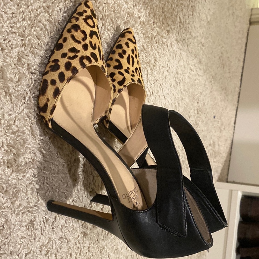 Vince Camuto Leopard Heels size 11